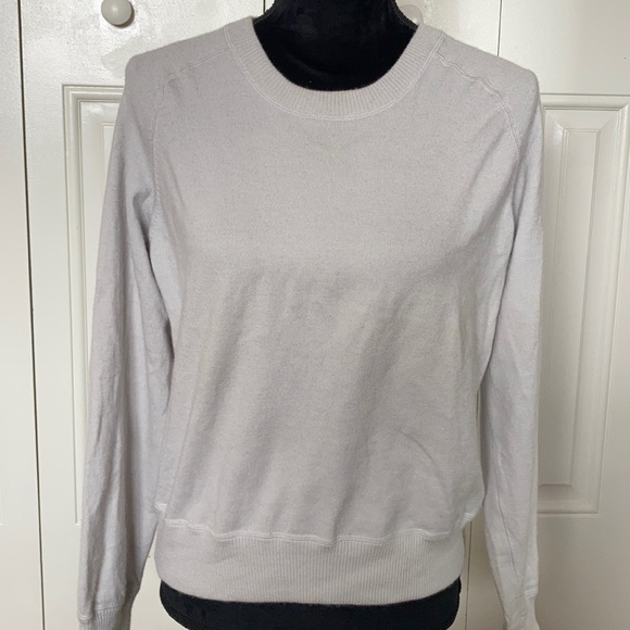 theory cropped cashmere hoodie